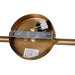 Activejet SPECTRA двоен златен таван стенна лампа лентов