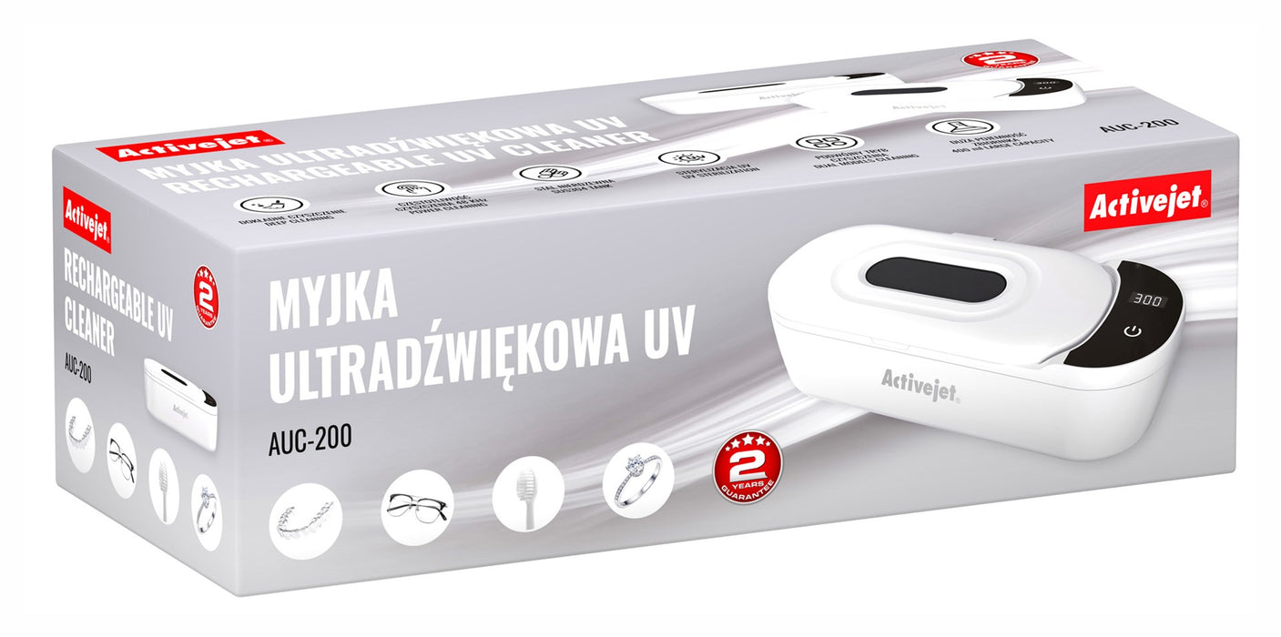 Activejet AUC-200 бяла UV ултразвукова почистваща машина