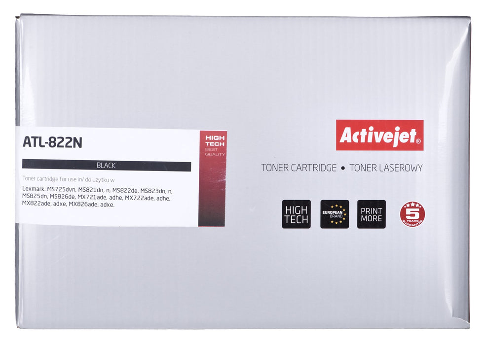 Activejet ATL-822N за принтери Lexmark; резервна част за Lexmark 58D2H00; Supreme; 15000 страници; черен)