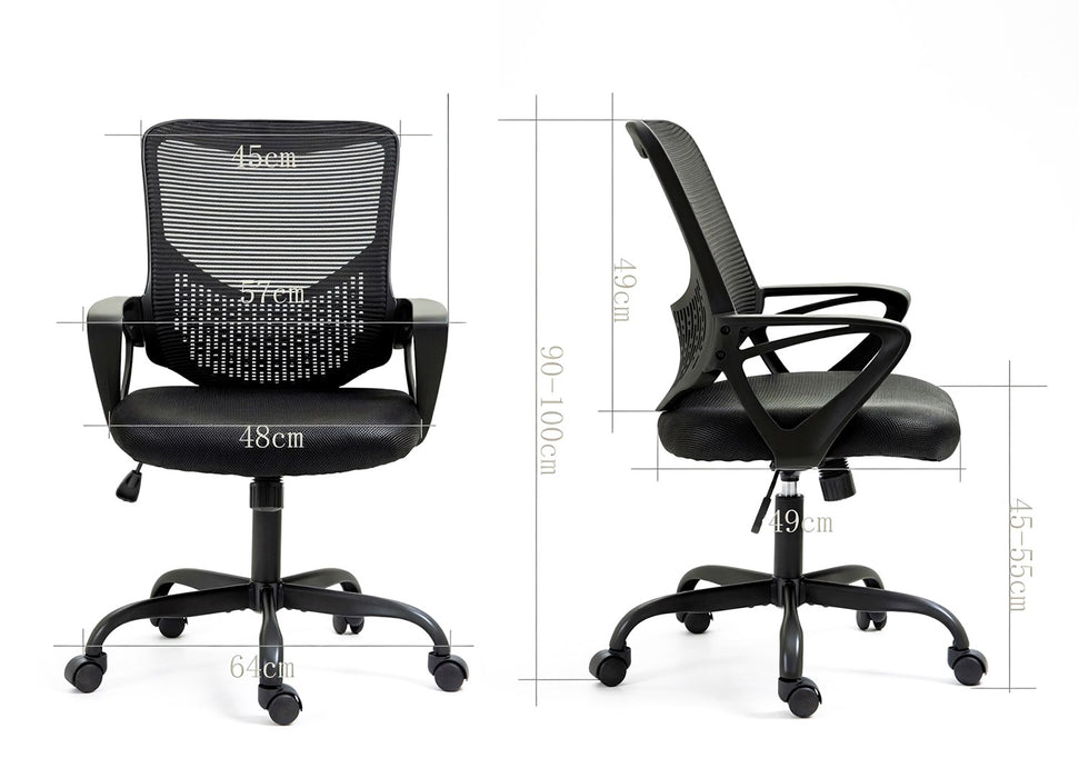 Activejet YK507 офис стол черен