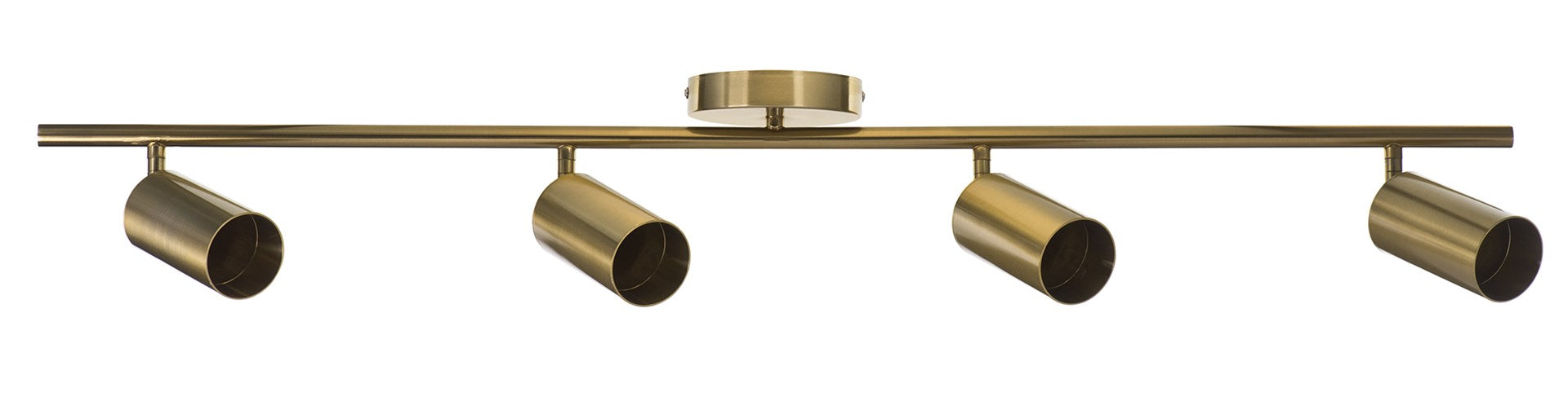 Activejet четворна златна плафониера SPECTRA лентов прожектор GU10 за хол