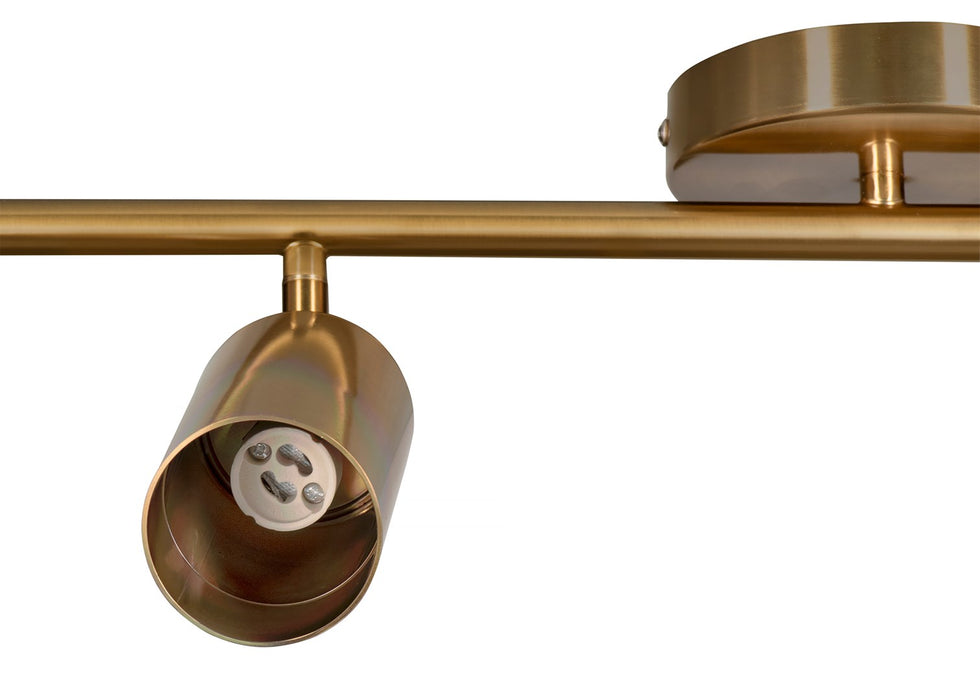 Activejet четворна златна плафониера SPECTRA лентов прожектор GU10 за хол