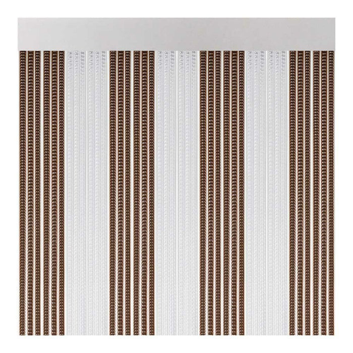 Завеса Acudam Lisboa Врати Кристал Кафяв Навън PVC Алуминий 90 x 210 cm