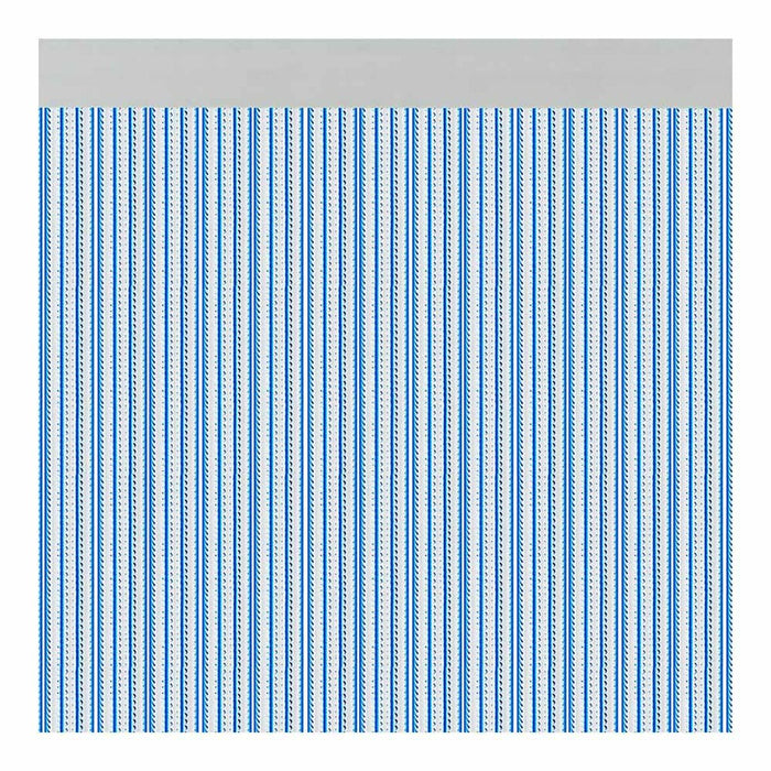 Завеса Acudam Brescia Врати Син Навън PVC Алуминий 90 x 210 cm