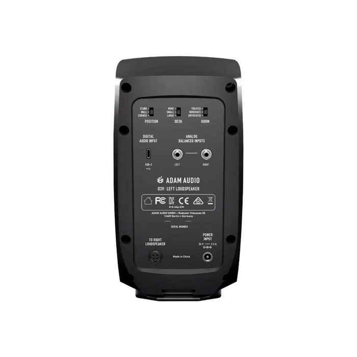 Adam Audio D3V Black - чифт студийни монитори