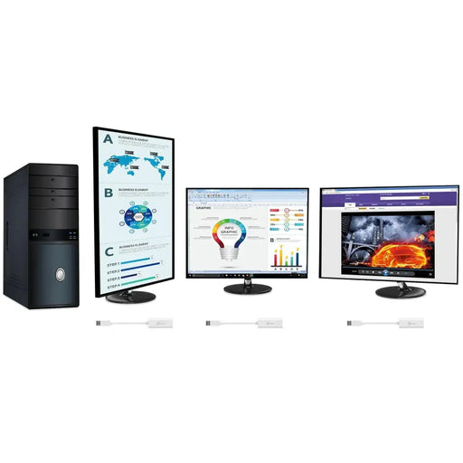 Адаптер j5create JUA254 USB-A към HDMI Бял