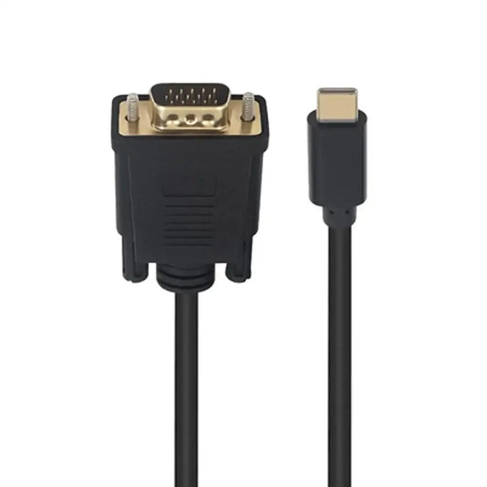 Адаптер за VGA USB-C Ewent EC1052 Черен 1,8 m