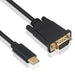Адаптер за VGA USB-C Ewent EC1052 Черен 1,8 m