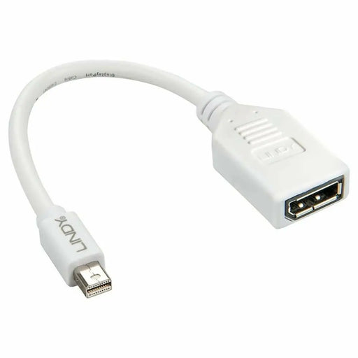 Адаптер за мини DisplayPort към DisplayPort LINDY 41021 Бял