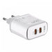 Адаптер LDNIO A2528M 2х USB-C с USB-C към Lightning кабел