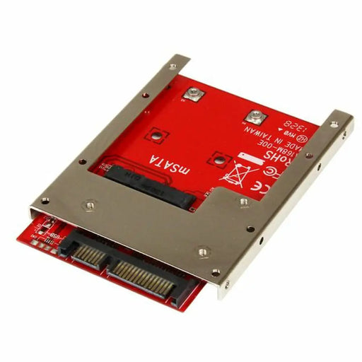 Aдаптер SSD Startech SAT32MSAT257 Червен Сребрист SSD mSATA