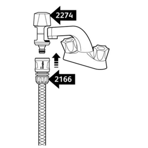 АДАПТЕР ЗА ЧЕШМА И СМЕСИТЕЛ HOZELOCK 2274P0000