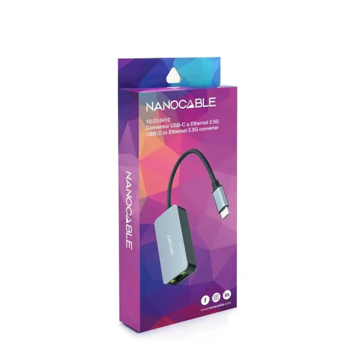 Адаптер за USB C към DVI NANOCABLE 10.03.0410 Сив