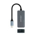 Адаптер за USB C към DVI NANOCABLE 10.03.0410 Сив