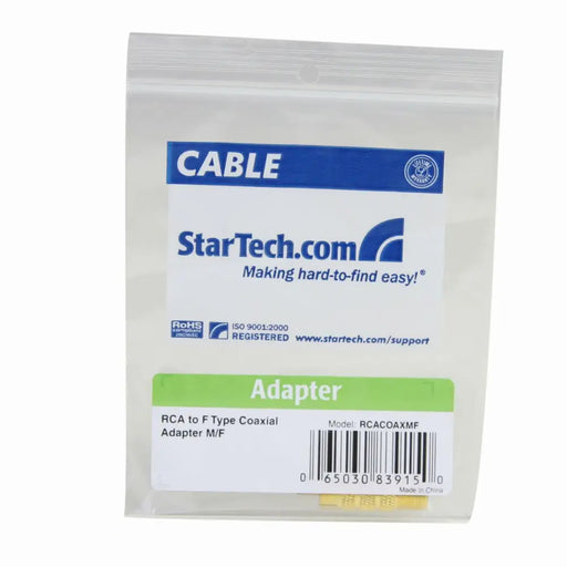 Адаптер за RCA Startech RCACOAXMF Жълт