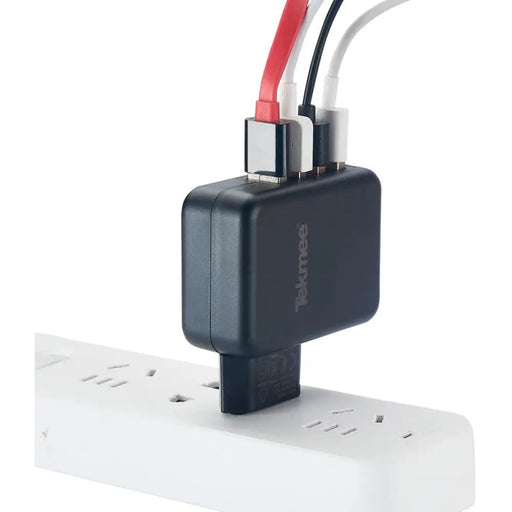 АДАПТЕР 4XUSB 5V/4.8A TEKMEE