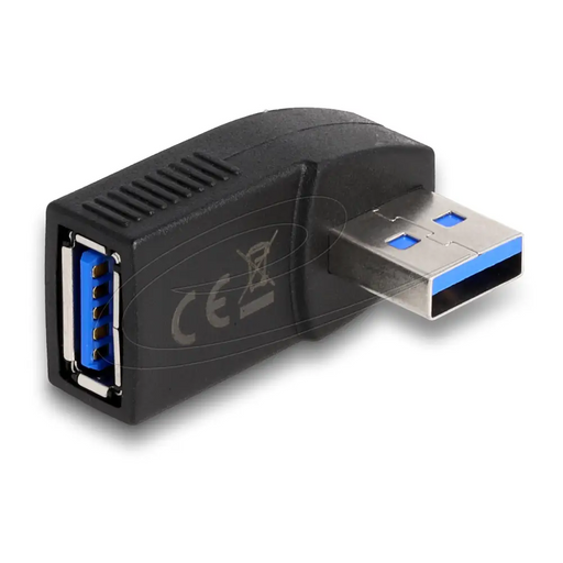 Адаптер Delock USB 3.0 мъжко-женско под ъгъл 270°