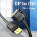 Адаптер DisplayPort към DVI Vention HAFBG Черен 1,5 m