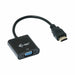 Адаптер HDMI към VGA i-Tec HDMI2VGAADA Черен 15 cm