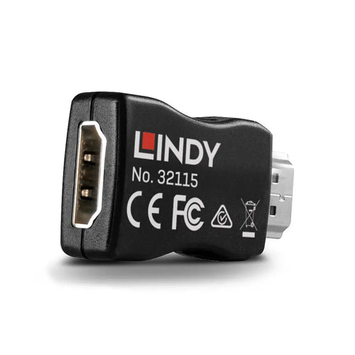 Адаптер HDMI LINDY 32115 Черен