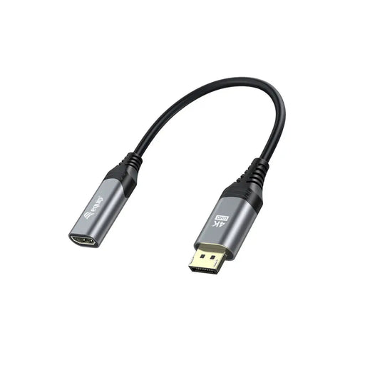 Адаптер за DisplayPort към HDMI Equip 133445 Черен Златен