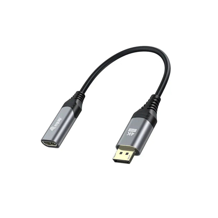 Адаптер за DisplayPort към HDMI Equip 133445 Черен Златен