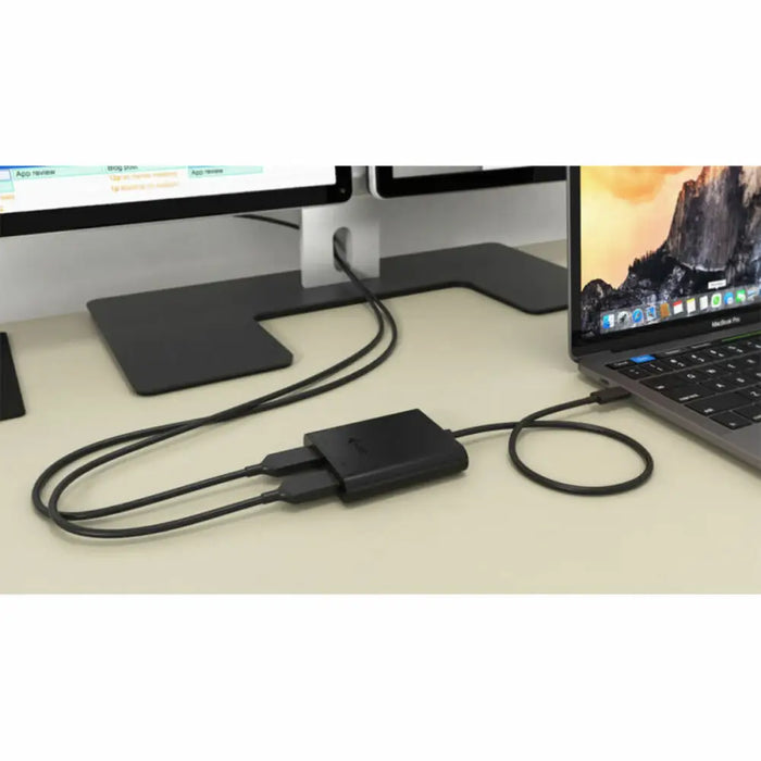 Адаптер за DisplayPort към HDMI i Tec C31DUAL4KHDMI Черен
