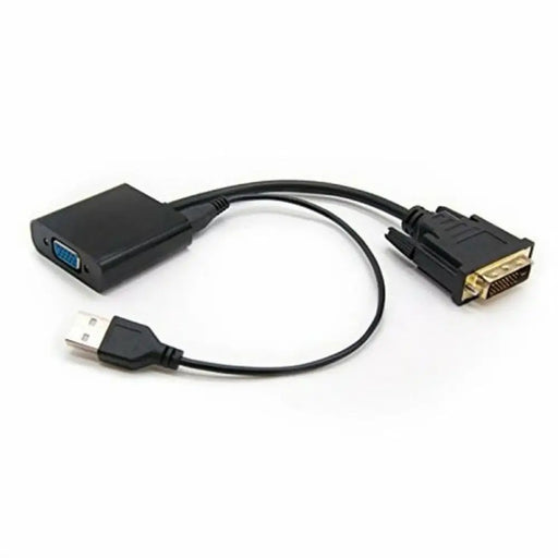 Адаптер за DVI към VGA NANOCABLE 10.16.2008-BK