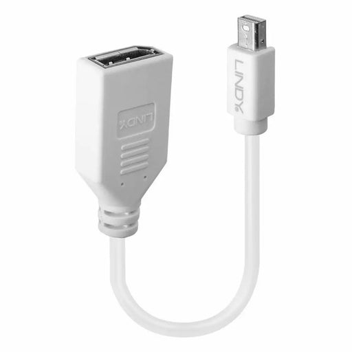 Адаптер за мини DisplayPort към DisplayPort LINDY 41021 Бял