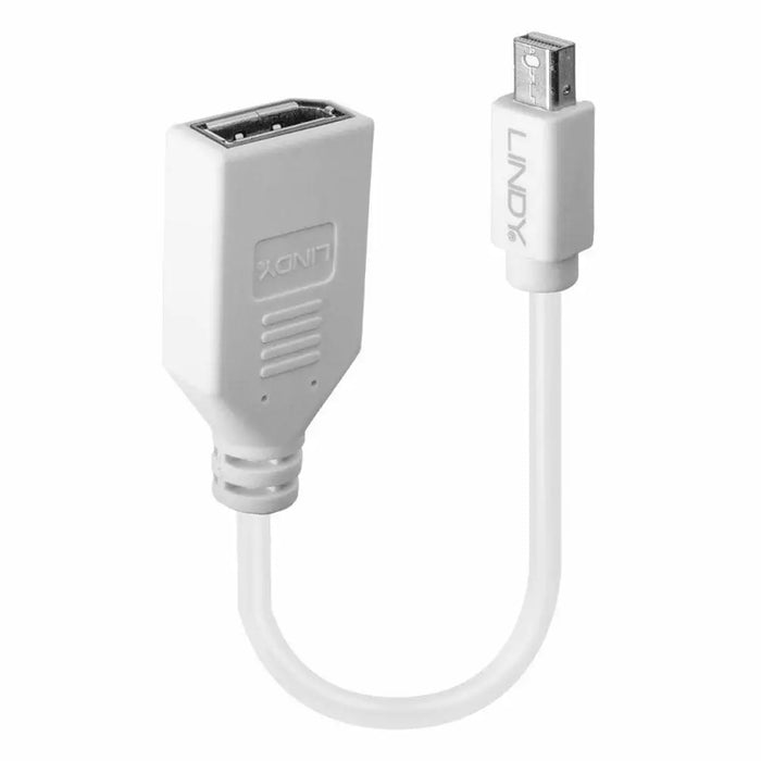 Адаптер за мини DisplayPort към DisplayPort LINDY 41021 Бял