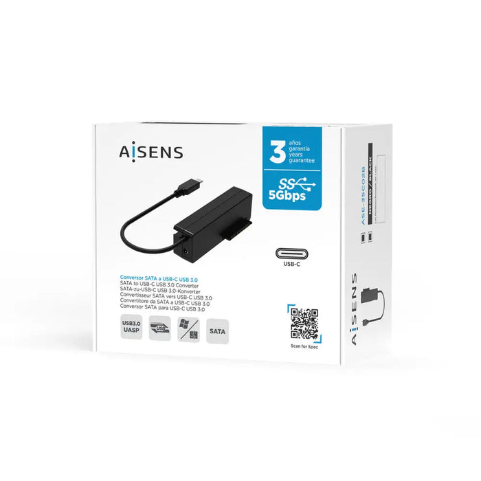 Адаптер за Твърд Диск USB към SATA Aisens ASE-35C02B