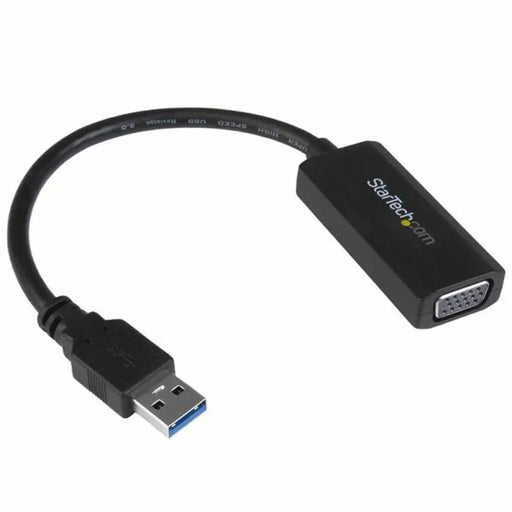 Адаптер за USB към Ethernet Startech USB32VGAV Черен