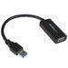 Адаптер за USB към Ethernet Startech USB32VGAV Черен