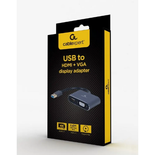 Адаптер за USB към VGA/HDMI GEMBIRD