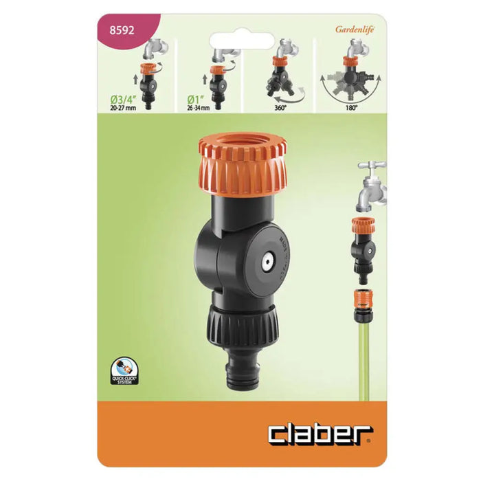 АДАПТЕР ВЪРТЯЩ ЪГЛОВ 3/4’’-1’’ CLABER 8592