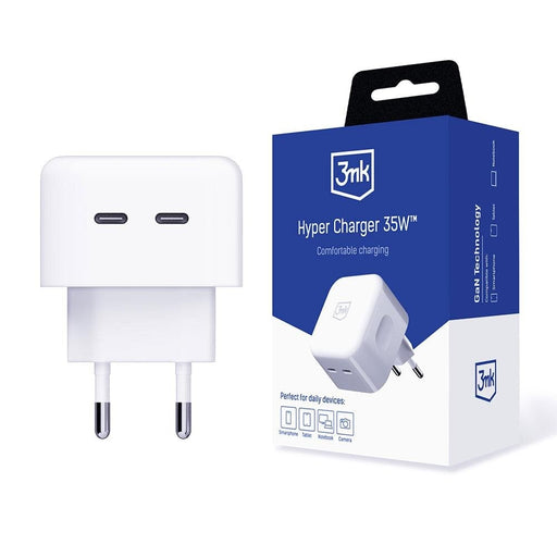 Адаптер 3mk Hyper Charger 35W 2х USB-C