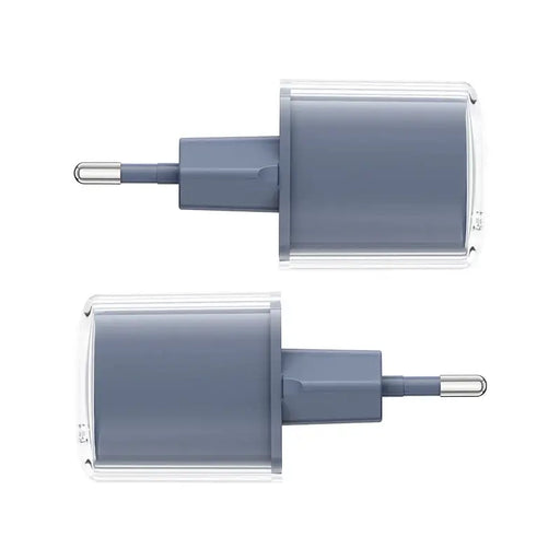 Адаптер Acefast A53 PD 30W GaN USB - C с дисплей сив