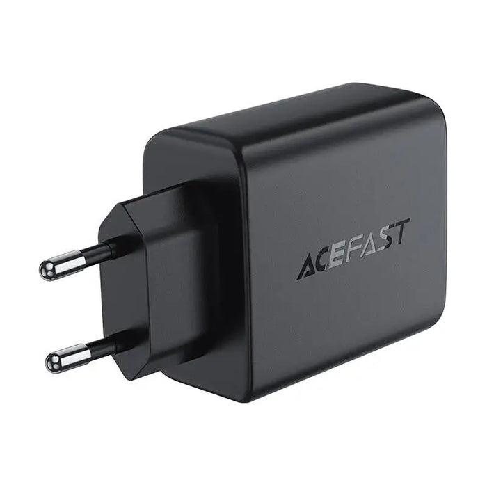 Адаптер Acefast A61 GaN 2x USB-A 2x USB-C PD 45W EU черен