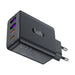 Адаптер Acefast A61 GaN 2x USB-A 2x USB-C PD 45W EU черен