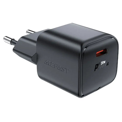Адаптер Acefast A73 Mini PD 20W GaN USB - C черен