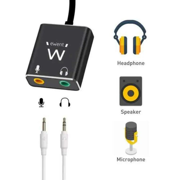 Адаптер Аудио Жак Ewent EC1645 USB C 15 cm