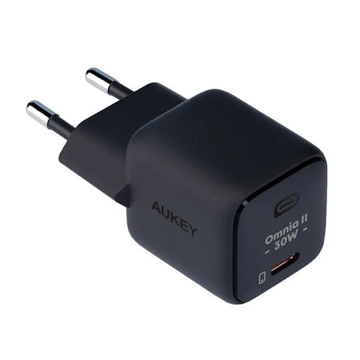 Адаптер Aukey PA-B1L,USB-C 30W черен