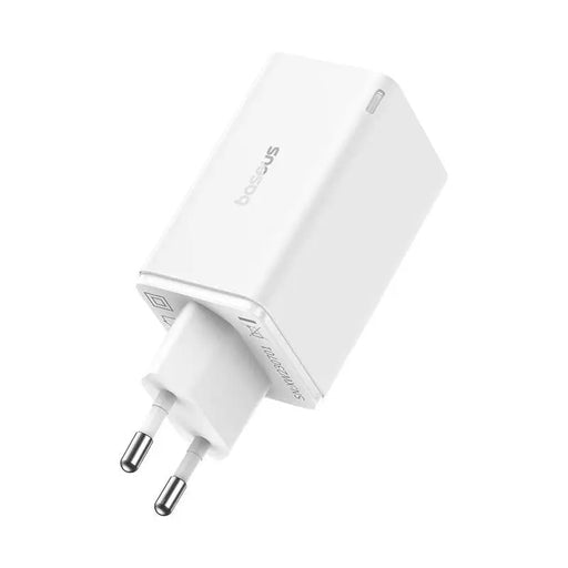 Адаптер Baseus GAN6 Pro 2x USB-C + 2x USB 65W бял