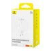 Адаптер Baseus GAN6 Pro 2x USB-C + 2x USB 65W бял