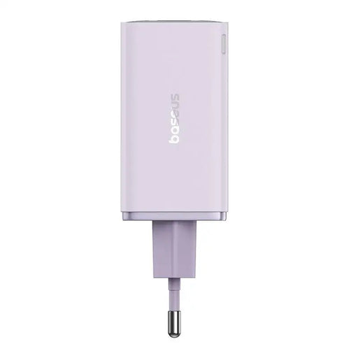 Адаптер Baseus GAN6 Pro 2x USB-C + 2x USB 65W лилав