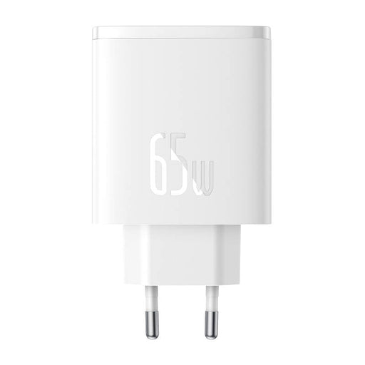 Адаптер Baseus OS-Cube Pro 2x USB-C + USB 65W бял