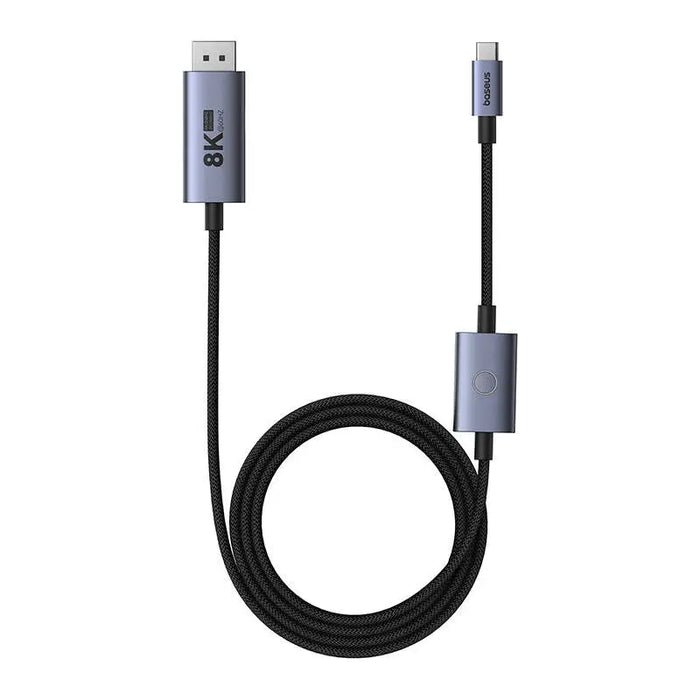 Адаптер Baseus USB - C към DP 8K 1.5m черен