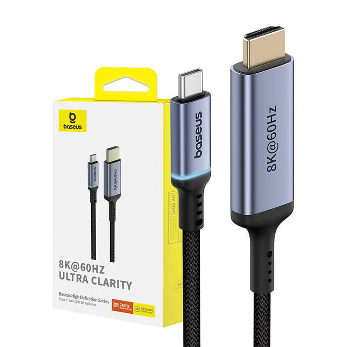 Адаптер Baseus USB-C към HDMI High Definition 1.5m черен