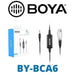 Адаптер BOYA XLR към TRRS черен
