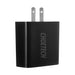 Адаптер Choetech C0026 US 3x USB-C с дисплей 15W черен